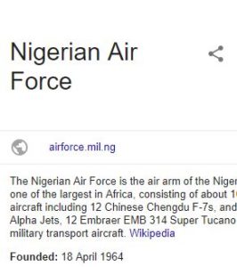 Nigerian Airforce Aptitude Test